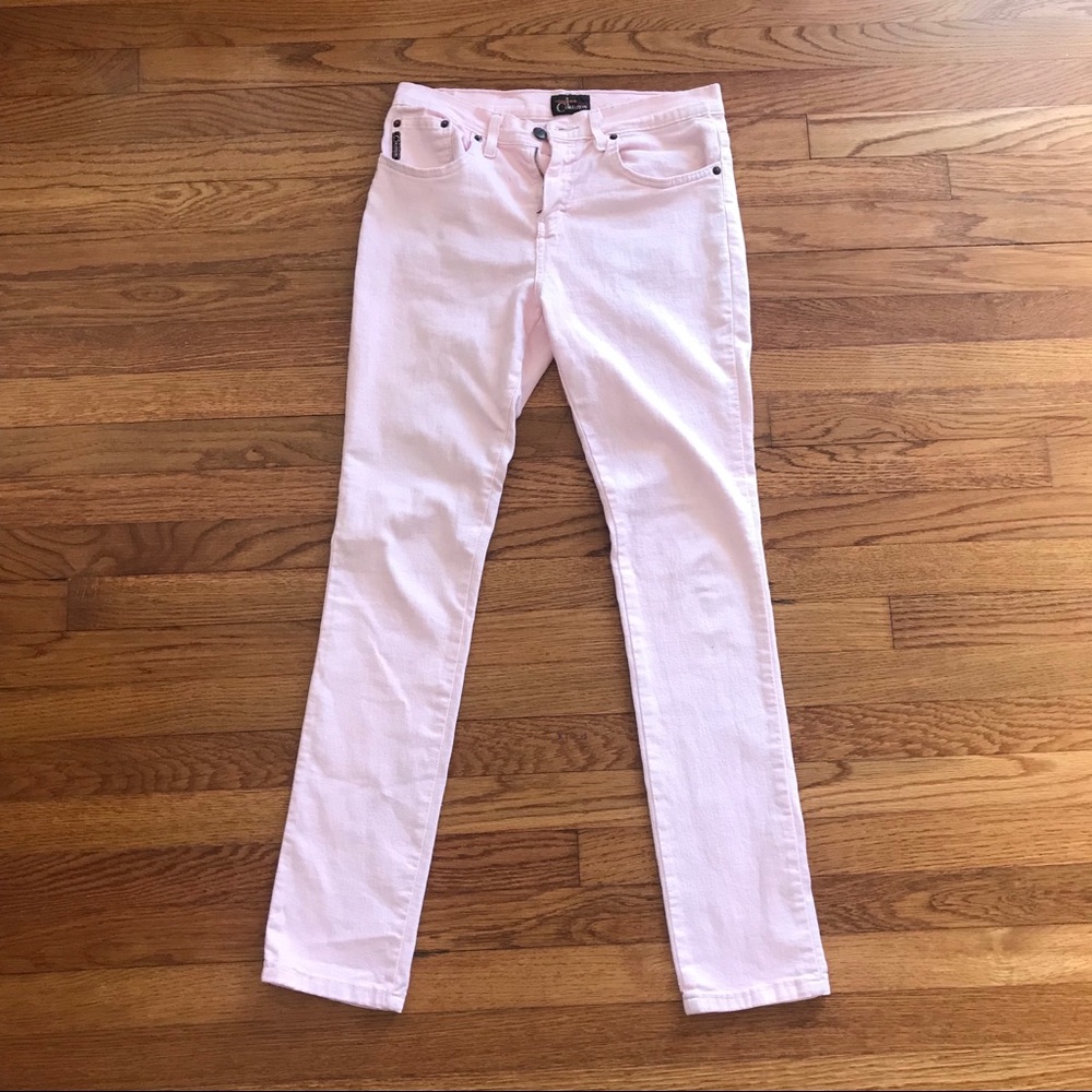 Baby pink Cimarron straight leg jeans size 28 EUC